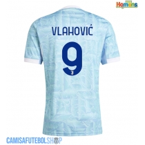 Camisa de time de futebol Juventus Dusan Vlahovic #9 Replicas 2º Equipamento 2025-26 Manga Curta